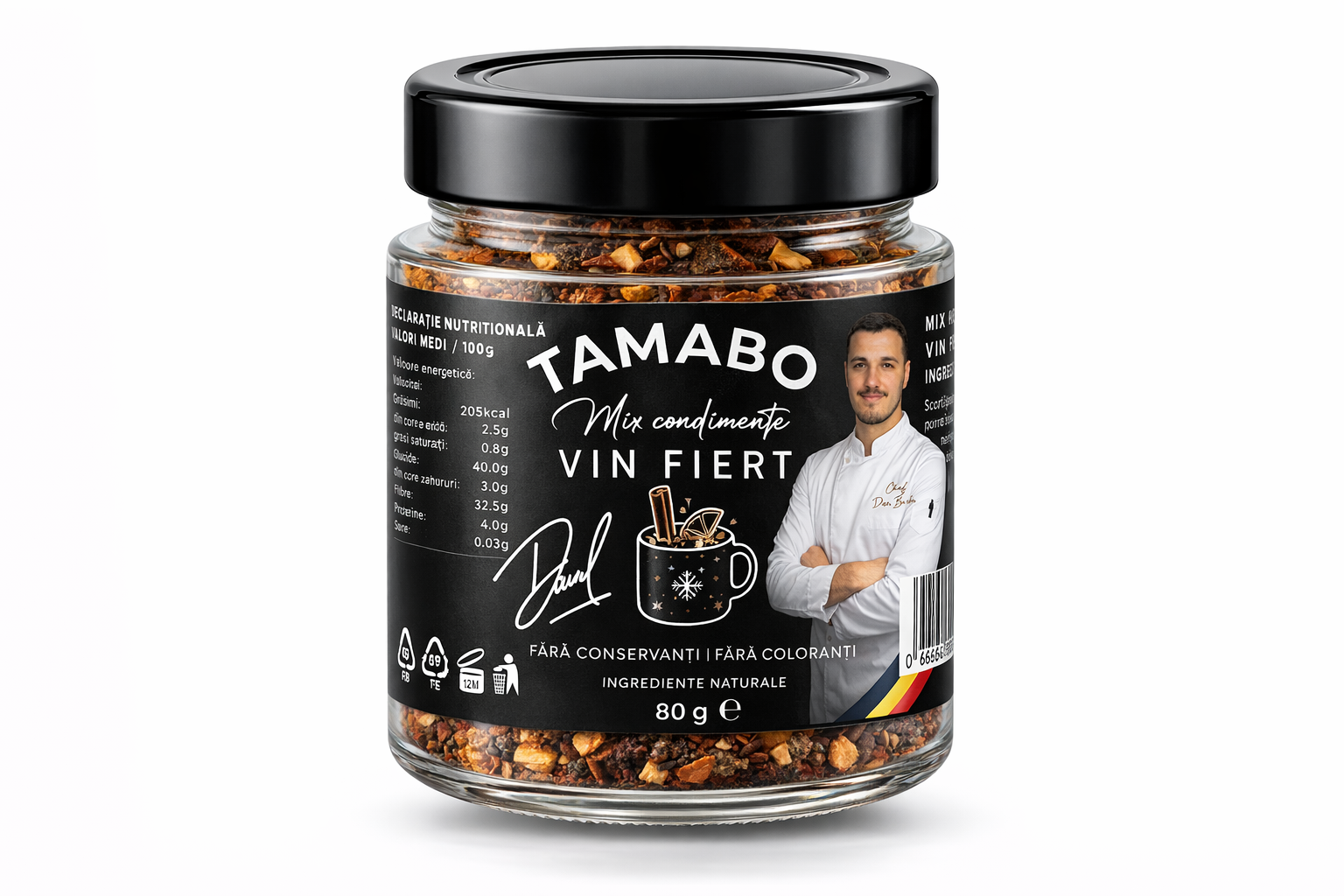 Mix de condimente pentru vin fiert TAMABO 80 g